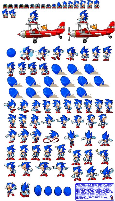 The Spriters Resource - Full Sheet View - Sonic Screensaver - Sonic ...