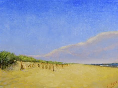 Sand Fence Painting by Tesh Parekh | Fine Art America