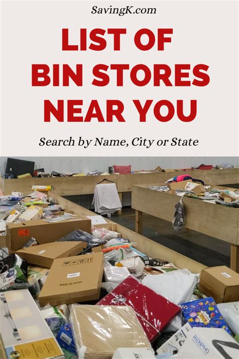 Bin Store Directory: List of Bin Stores Near You - SavingK