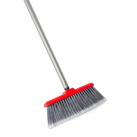 Fiesta Red Heavy Duty Long Bristle Broom - Fine Bristles Floor Sweeper - Brooms — Stanley Home ...