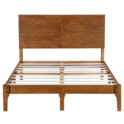 Our Best Bedroom Furniture Deals | Wood platform bed, Solid wood platform bed, Headboards for beds