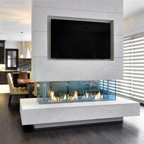 Top 60 Best Linear Fireplace Ideas - Modern Home Interiors