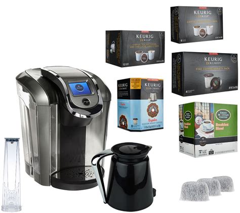 Keurig 2.0 K550 Coffee Maker w/ 36 K-Cup Pods, 12 K-Carafe Pods ...