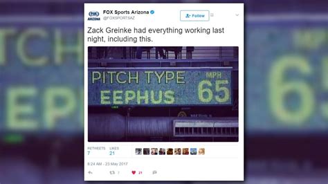 Zack Greinke busted out the eephus pitch in last night's win | 12news.com