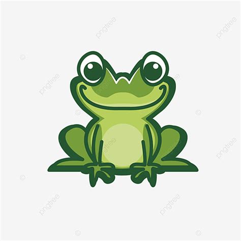 Frog Illustration Clipart PNG Images, Frog Vector Illustration Design ...