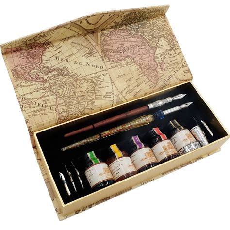 Calligraphy Pen Set, Dip Pen with Ink and Nibs Set - Walmart.com ...