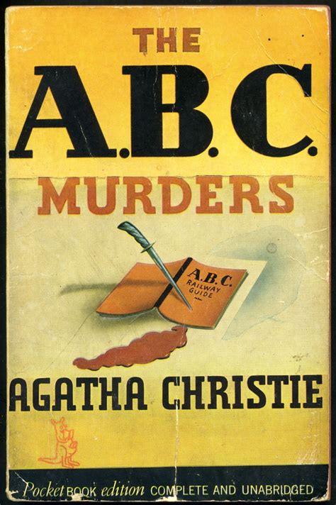 The ABC Murders by Agatha Christie. Pocket Book edition. Illustration by Gerald Gregg. | Agatha ...