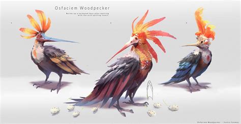 ArtStation - Boneface and Bird Man, Justin Conway | Fantasy creatures art, Creature design ...