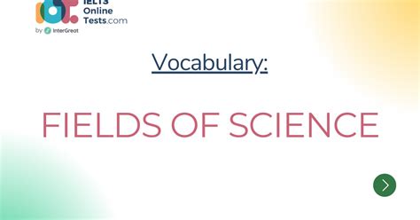 Fields of science | IELTS Online Tests