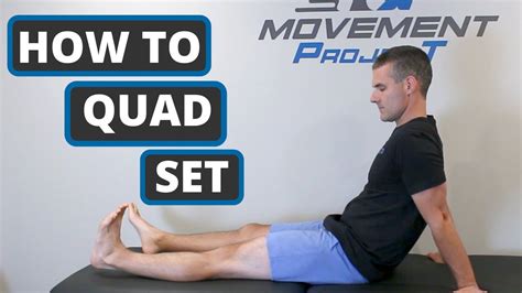 Quad Sets Video to Reduce Knee Pain (INCREASE MUSCLE TONE) - YouTube