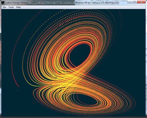 Lorenz Attractor (Butterfly Effect) | Geeks3D