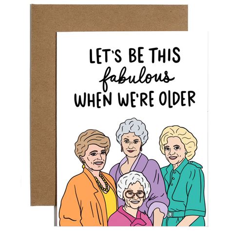 Fabulous Golden Girls Birthday Card by Brittany Paige – Canada