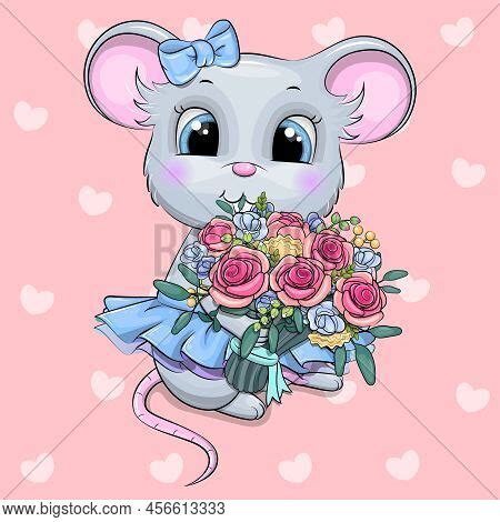 Cute Cartoon Mouse Vector & Photo (Free Trial) | Bigstock