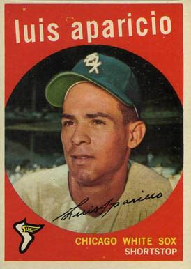 1959 Topps Luis Aparicio #310 Baseball Card Value Price Guide