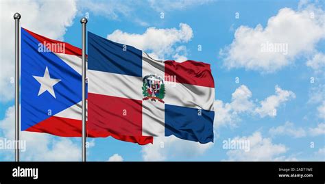 Puerto rico dominican republic flag hi-res stock photography and images - Alamy