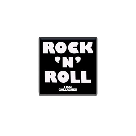 Rock N Roll Enamel Pin Badge | Liam Gallagher Official Store