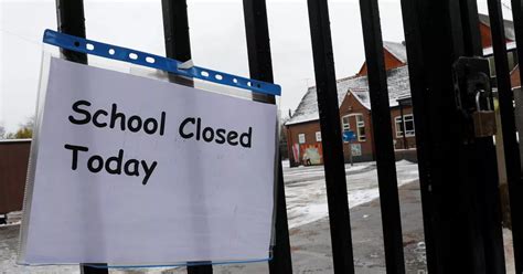 Is my school closed today? Snow forces closures across the UK - but how ...