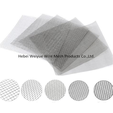 China Ultra Fine 100 120 150 160 200 Micron Stainless Steel Metal Woven Screen Wire Mesh for ...