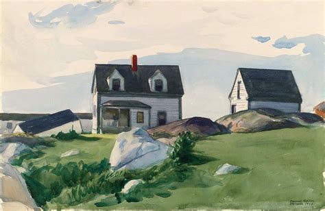 Art :: Edward Hopper Save Houses of Squam Light, Gloucester | Edward hopper, Edward hopper ...