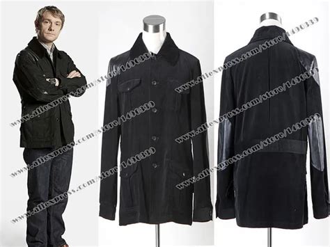 Sherlock Holmes Cosplay Costume Dr. Watson John Watson Black Jacket Corduroy Version Fast ...