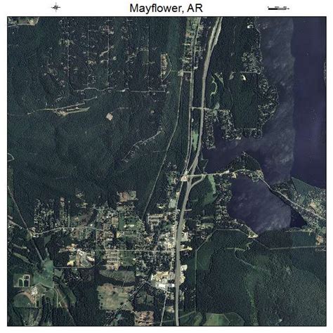 Aerial Photography Map of Mayflower, AR Arkansas