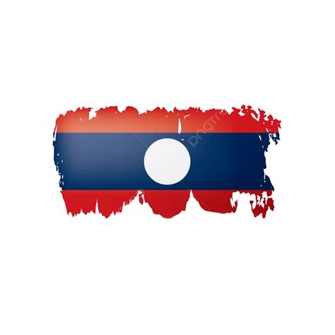 Sikat Negara Vektor Bendera Laos, Elemen, Latar Belakang, Asia PNG dan Vektor dengan Background ...