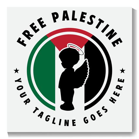 Palestine badge logo modern circle logo. Palestine flag illustration ...