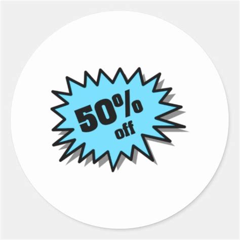 50 Percent Off Stickers, 50 Percent Off Sticker Designs