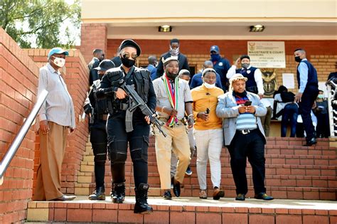 WATCH: NGIZWE IN COURT WITH HEAVILY ARMED GUARDS! | Daily Sun