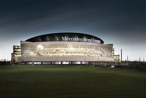 De Mercedes Benz Arena in Berlijn