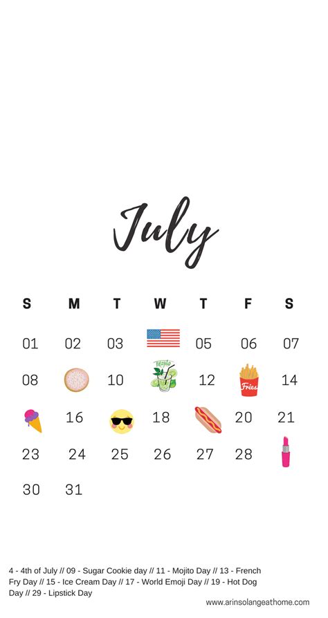 July National Days - arinsolangeathome