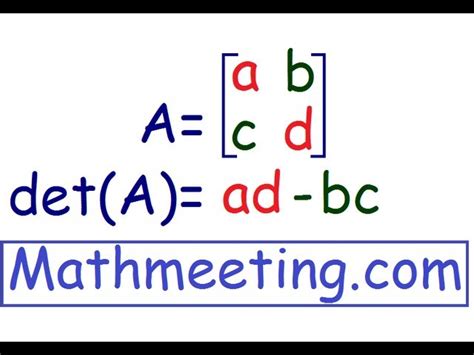 Year 11 Matrices 3 (Determinants/Inverses) - Lessons - Blendspace