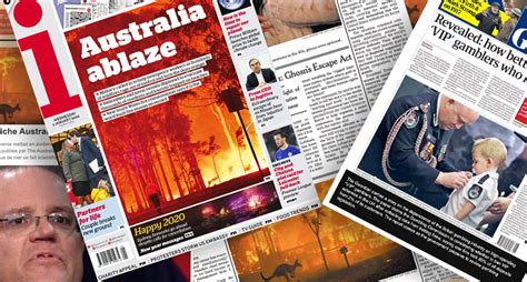 Australia bushfires: Overseas newspapers report on crisis