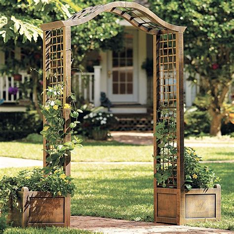 Resin Garden Arch Trellis | Fresh Garden Decor