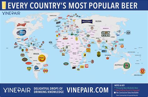 The World's Most Popular Beers In One Neat Map | Gizmodo Australia