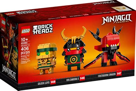 LEGO BrickHeadz 40490 pas cher, NINJAGO 10