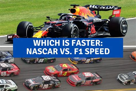 NASCAR vs. F1 Speed – Motor Sports Racing