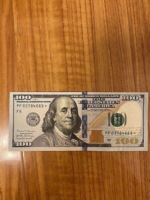 $100 dollar bill *star note* Series 2017A RARE Great Condition | eBay