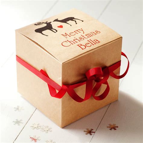 personalised christmas gift boxes by seahorse | notonthehighstreet.com