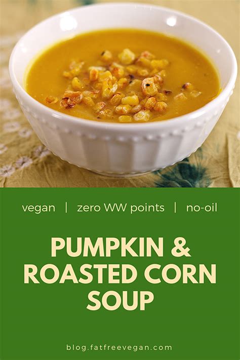 Pumpkin and Roasted Corn Soup