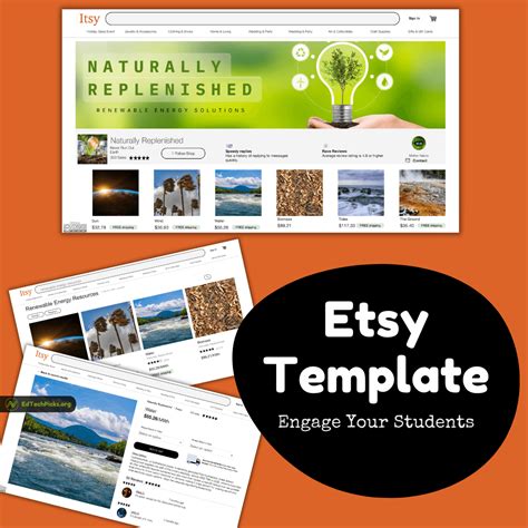 Etsy Template: Engage Students With This Etsy Shop Template