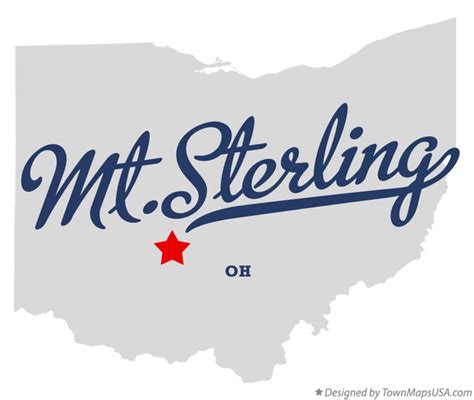 Map of Mt.Sterling, OH, Ohio