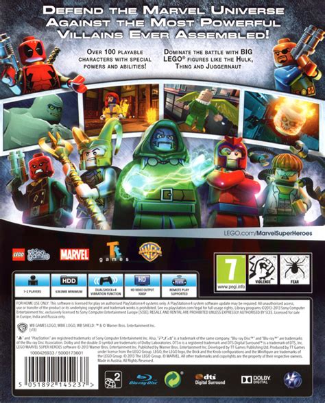 LEGO Marvel Super Heroes Box Shot for PlayStation 3 - GameFAQs