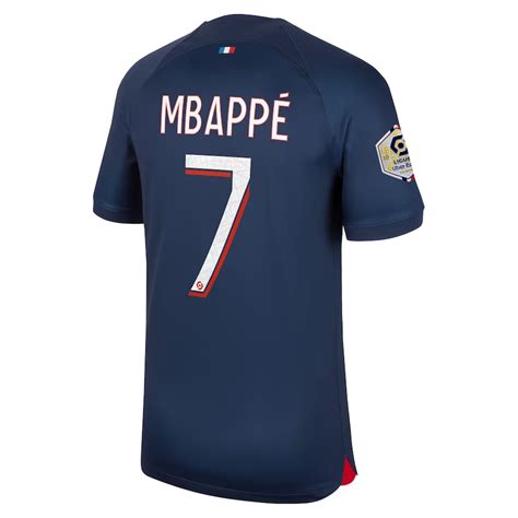 Nike Paris Saint-Germain Kylian Mbappé Home Jersey w/ Ligue 1 Champion ...