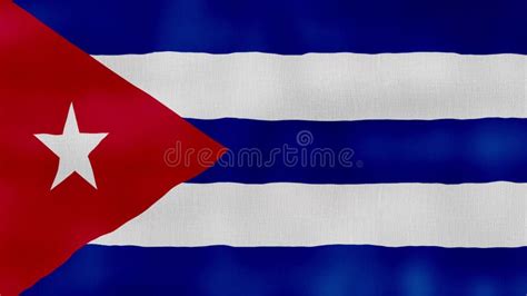 Cuba Flag Waving Cloth Perfect Looping, Full Screen Animation 4K Resolution Stock Video - Video ...