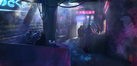 Cyberpunk-bar by Damnagy : r/Cyberpunk