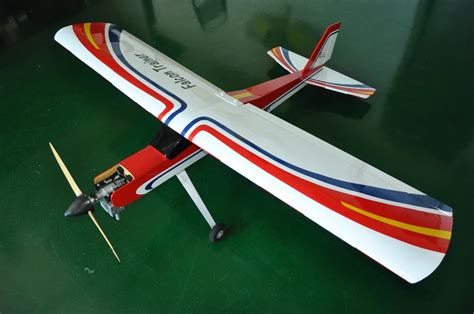 Toys & Hobbies Falcon Trainer 20cc Gasoline RC Airplane Balsa Wood Plane Model Aircraft for ...