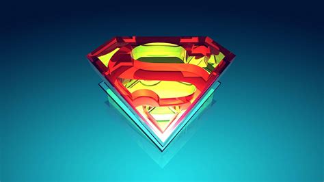 Download Layered 3d Superman Logo Wallpaper | Wallpapers.com