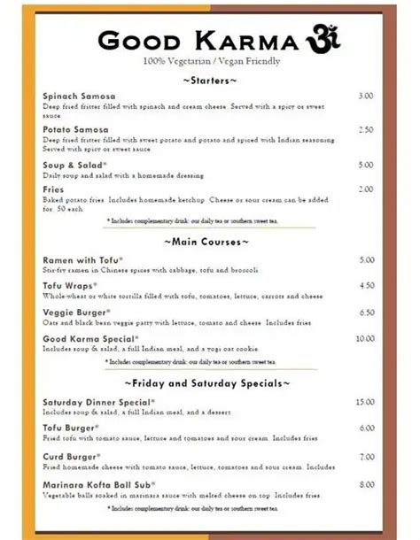 Good Karma Cafe Menu, Menu for Good Karma Cafe, Pass Christian ...