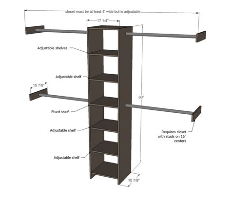 Wood Work Build A Closet Organizer Do It Yourself PDF Plans